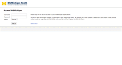 Desktop Screenshot of access.midmichigan.net