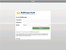 Tablet Screenshot of access.midmichigan.net